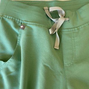 FIGS Seafoam Green Jogger Scrubs